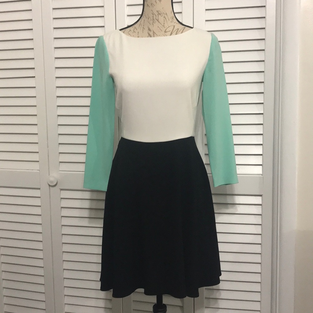 Tibi Block Color A Line Dress - image 1